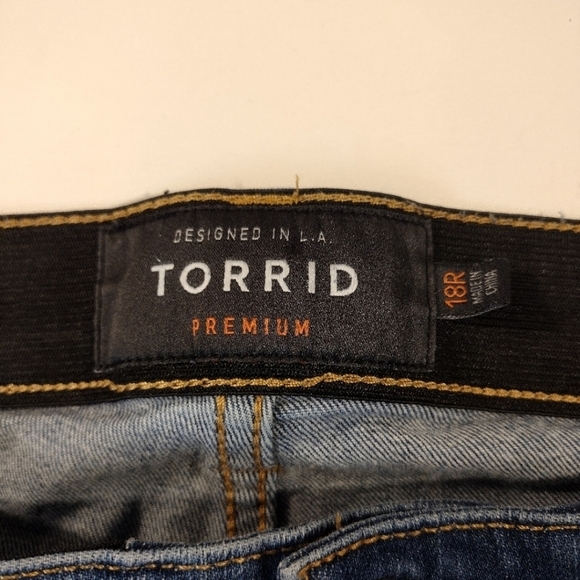 Torrid sky high skinny distressed denim jeans - Picture 11 of 14